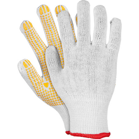 REIS - Dot handske af polyester og bomuld